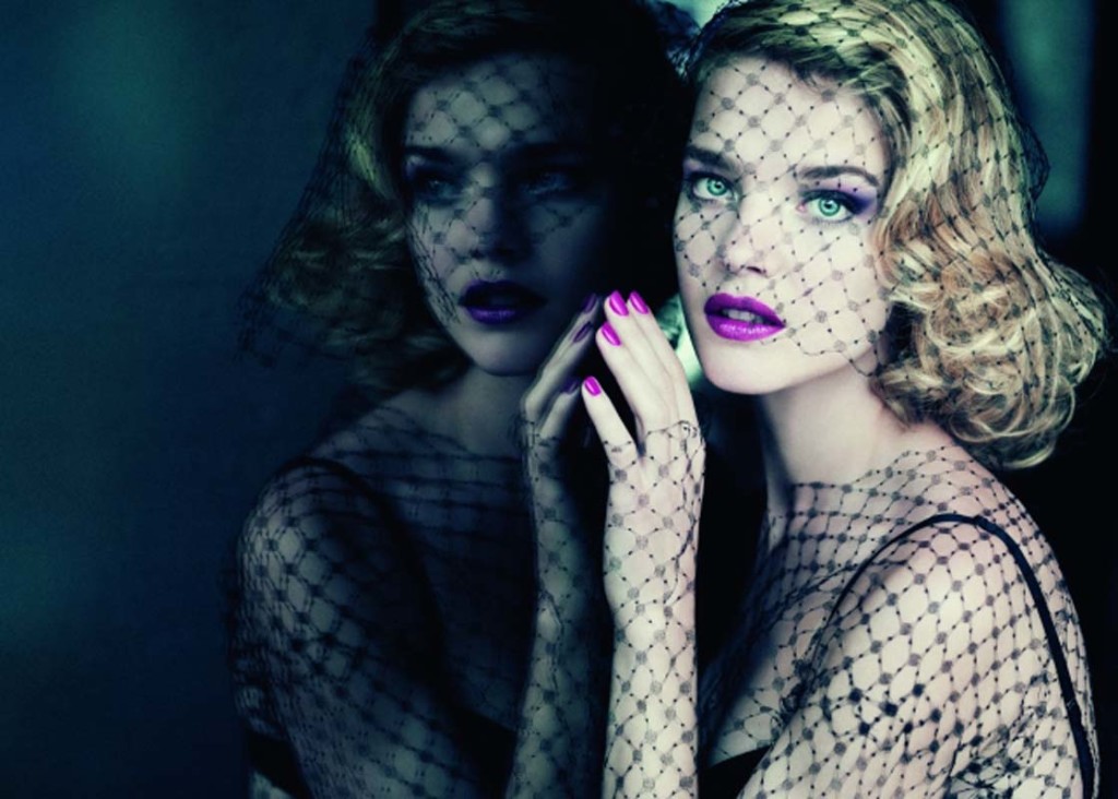 Guerlain Voilette de Madame autunno 2013 Natalia Vodianova