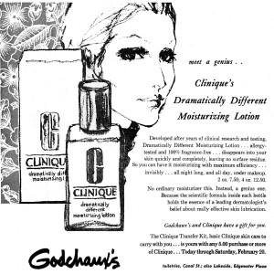 Dramatically Different di Clinique campagna adv vintage