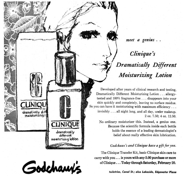 Dramatically Different di Clinique campagna adv vintage