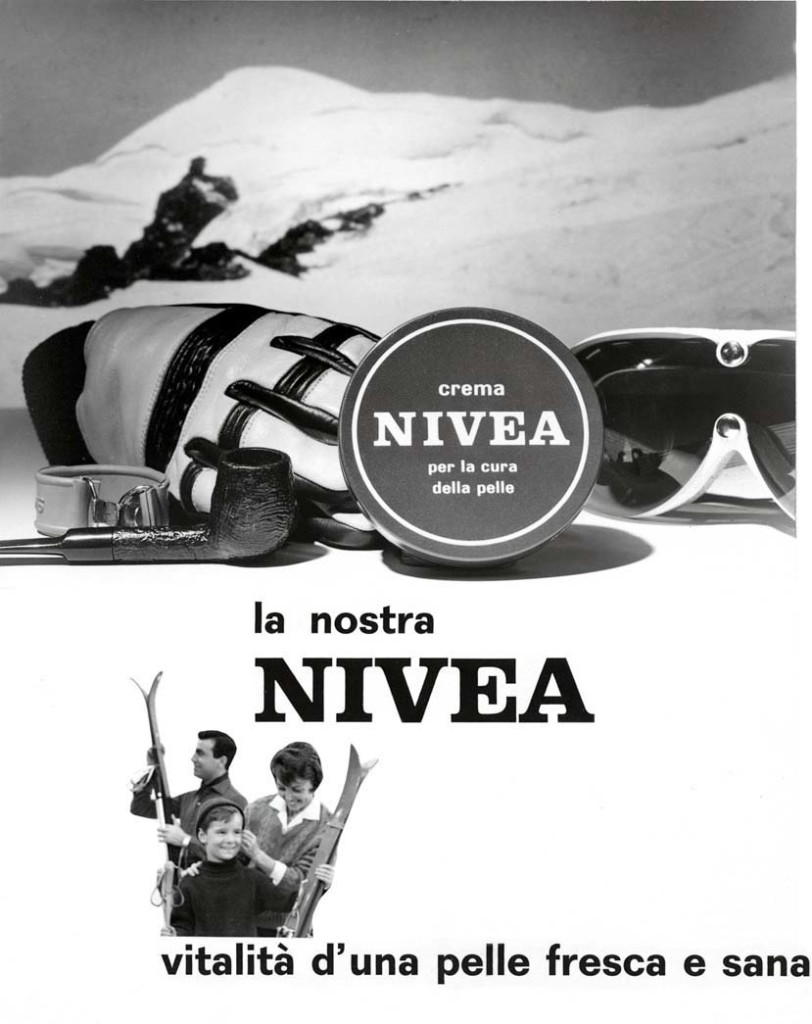 Crema Nivea Campagna Comunicazione Anni 60