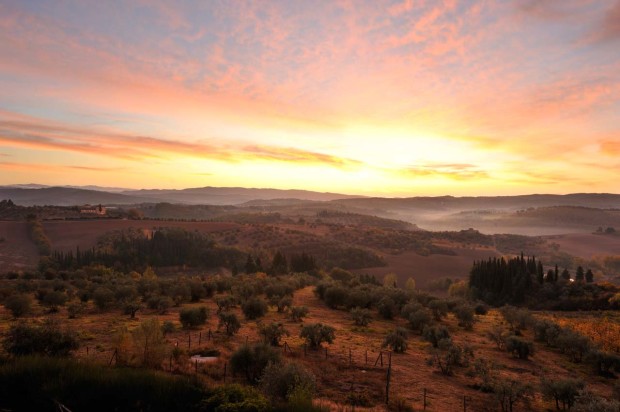 Sunrise Castello del Nero