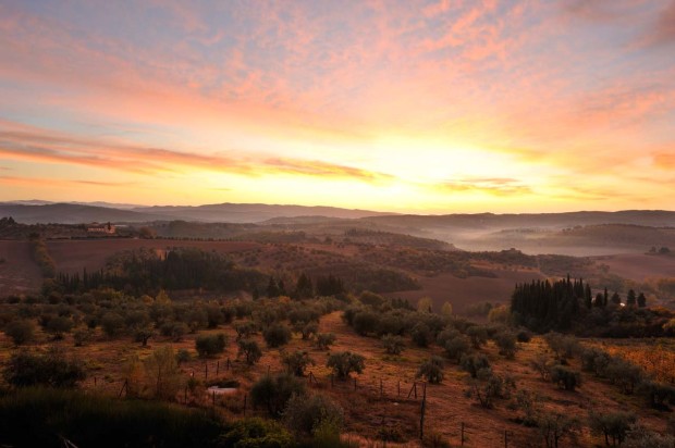 Sunrise Castello del Nero