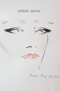Disegno make up armani